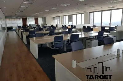 Conjunto comercial/sala mobiliado para alugar, 750m² - pinheiros