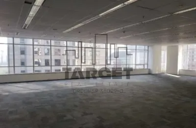 Conjunto comercial de alto padrão com 614m² na berrini -sp: venda ou locação.