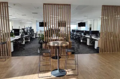 Conjunto comercial mobiliado e pronto com 400 m² na faria lima