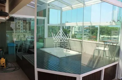 Cobertura com 3 quartos à venda na avenida joão gualberto, 1452, juvevê, curitiba por r$ 1.390.000