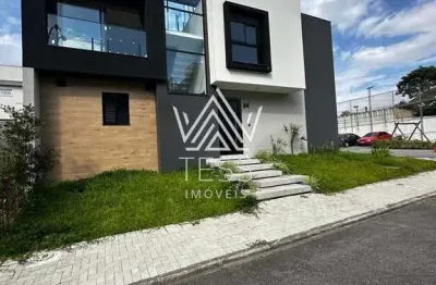 Casa em condomínio fechado com 3 quartos à venda na rua fernando de noronha, 2590, santa cândida, curitiba por r$ 1.390.000