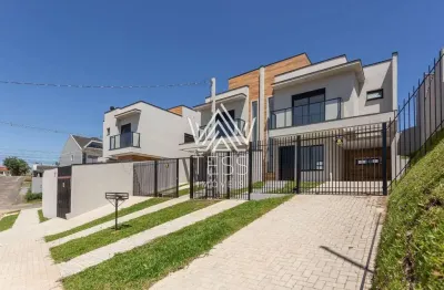 Casa em condomínio fechado com 3 quartos à venda na rua juarez antônio bittencourt, 20, atuba, curitiba por r$ 690.000