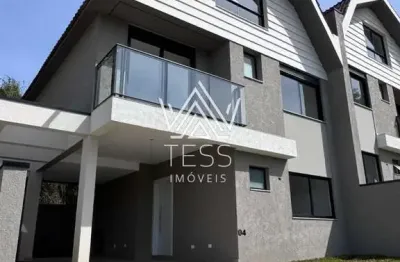Casa em condomínio fechado com 3 quartos à venda na rua josé bajerski, 1020, abranches, curitiba por r$ 850.000