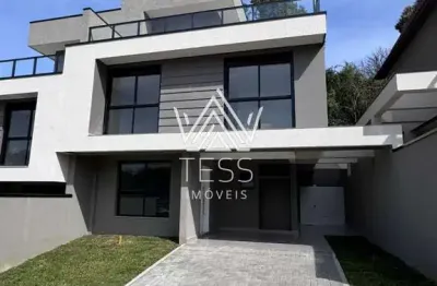 Casa em condomínio fechado com 3 quartos à venda na rua josé bajerski, 1020, abranches, curitiba por r$ 850.000