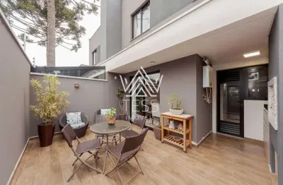 Casa em condomínio fechado com 3 quartos à venda na rua theodoro makiolka, 2875, santa cândida, curitiba por r$ 794.900