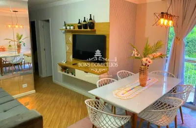Apto 2 dorms na granja viana à 1 km do shopping e padaria dona deola