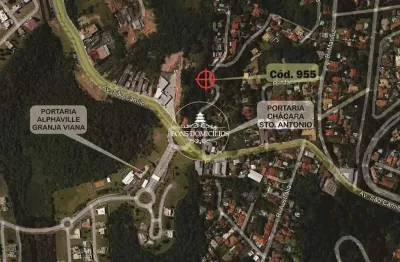 Chác. sto antonio - lote em rua fechada, alto e com vista!