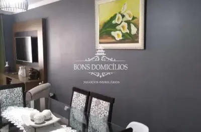 Apartamento à venda em cotia-sp, jardim recanto suave: 02 quartos, 3 salas, 1 banheiro, 1 vaga, 62m². imperdível!
