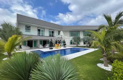 Casa em condomínio fechado com 4 quartos à venda no são paulo ii, cotia  por r$ 7.300.000