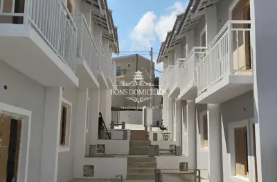 Casa em condomínio à venda em cotia-sp, chácara vista alegre: 02 quartos, 2 salas, 02 banheiros, 1 vaga de garagem!