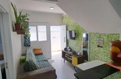 Casa em condomínio fechado com 2 quartos à venda no Balneário Maracanã, Praia Grande 