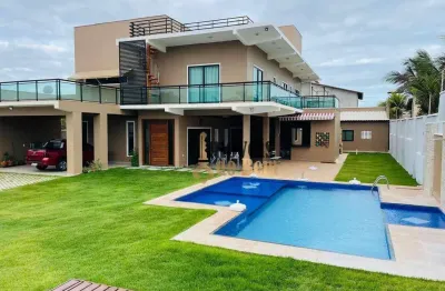 Casa com 4 dormitórios à venda, 400 m² por r$ 2.300.000,00 - caponga - cascavel/ce