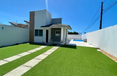 Casa plana na rua pampas, 155, pires façanha, eusébio - locação - r$ 2.790,00