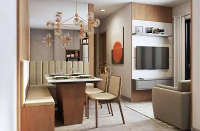 Apartamento com 2 dormitórios à venda, 56 m² por r$ 550.000 - campestre - santo andré/sp