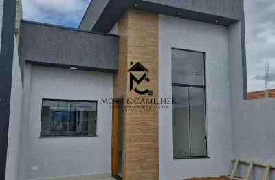 Casa terrea a venda com 2 dorm sendo um suite, churrasqueira e quintal.