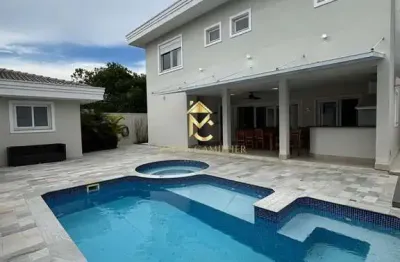 Casa mobiliada, com piscina para locação em condomínio em taubaté.