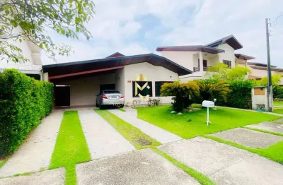 Casa térrea com varanda gourmet à venda em condomínio fechado
