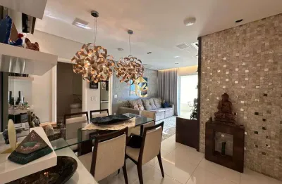 Apartamento com sacada gourmet e 3 suítes à venda em taubaté.