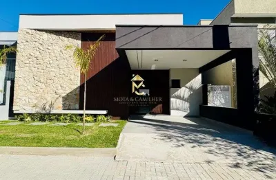 Casa recém construída disponível para locação ou venda em condomínio.