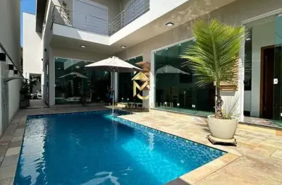 Sobrado 3 dormitórios e piscina no condomínio tecoara