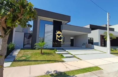 Linda casa térrea com 3 suítes no condomínio cyrela em taubaté