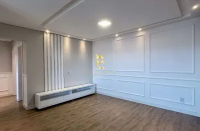 Apartamento semi mobiliado com varanda gourmet para locação, ótima localização.