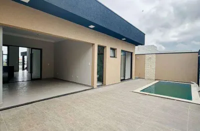 Linda casa térrea com 3 dormitórios sendo 1 suíte em condomínio