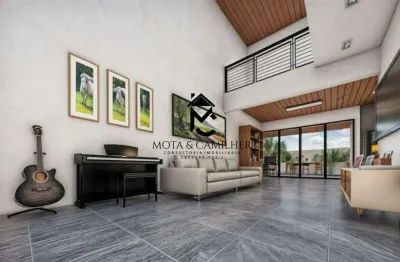 Sobrdo à venda em taubaté - vale dos cristais, 3 suítes, piscina e quintal