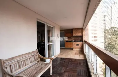 Próximo ao parque burle marx - 168m²au 3 suítes, 3gar, living amplo com terraço gourmet