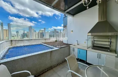 Vila nova conceição cobertura duplex 250,0m² 3 suites,  4 vagas - piscina e churrasqueira