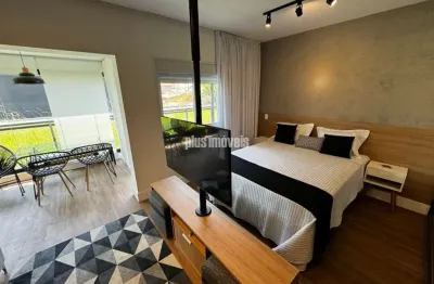 Mobíliado -   chacara santo antonio apto com terraço gourmet - 77,0m² - 2 gar