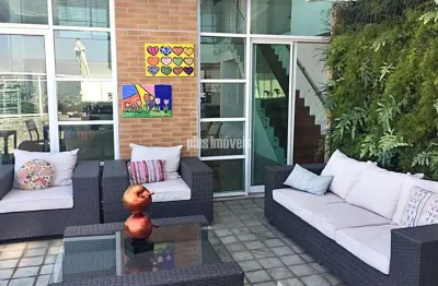 Villaggio panamby -  maravilhosa cobertura duplex,  com pé direito duplo no living