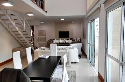 Apartamento duplo ( 02 em 01 ) tipo loft c/ 02 stes, sala p/02 ambs c/varanda, coz.gourmet, 04 vagas