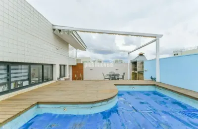 Villaggio panamby -  cobertura com linda com vista panorâmica - 369,91m² 4 suítes, 4 gar.