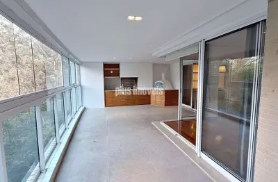 Villaggio panamby  living e terraço gourmet voltado para o bosque  4 suítes  3 gar -  lazer de clube