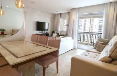Apartamento com 69,0m²au 2 dormitórios, sendo 1 suite, 2 vagas demarcadas e  excelente lazer