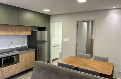 Alto da boa vista!  próximo ao metrô 37,0m² mobiliado - sem garagem