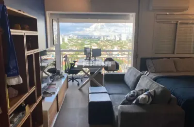 Apartamento novo, 1 suíte c/varanda, mobiliado, vista livre