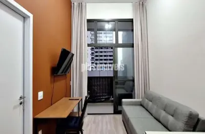 Próximo as estações borba gato e brooklin! 35,0m²au mobiliado - sem  vaga de garagem