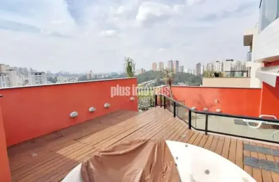 Cobertura com 4 quartos para alugar na Rua Itapaiuna, 1800, Panamby, São Paulo