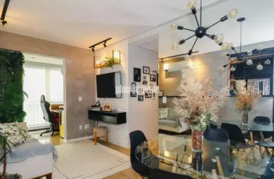 Imóvel de 02 dormitórios sala com sacada cozinha americana - á. serviço 01 vaga - morumbi