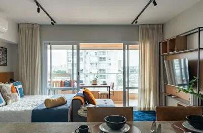 Apartamento com 1 quarto para alugar na Rua Vieira de Morais, 1936, Campo Belo, São Paulo