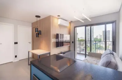 Confortavel apartamento 1 dormitorio, mobiliado, chacará santo antonio