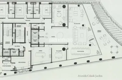 Apartamento a venda no itaim bibi com conceito de mansão suspensa