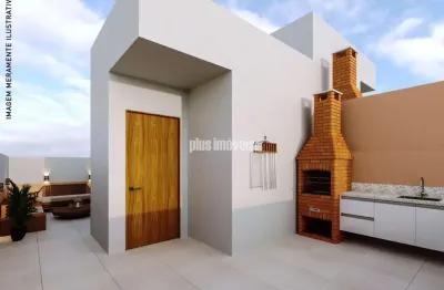 Casa sobrado 90 m² à venda - 2 suítes - 2 vagas - terraço gourmet -