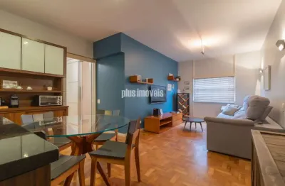 Itaim apto modernizado mobiliado 81m² 2v dts 1 suite  sem vaga