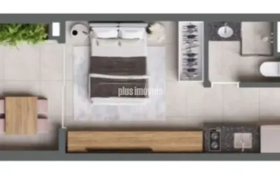 Apartamento com 1 quarto à venda na Rua Mairinque, 70, Vila Clementino, São Paulo