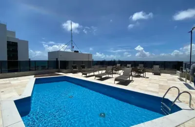 Apartamento em boa viagem com 40m suíte pronto para morar