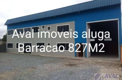Barracão para alugar, 827 m² por r$ 15.780,82/mês - centro - pinhais/pr