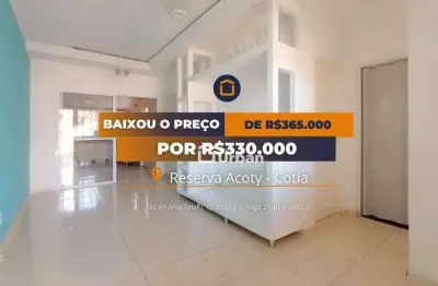 Casa com 3 dormitórios à venda, 60 m² por r$ 330.000,00 - reserva acoty - cotia/sp